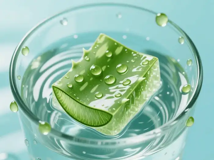 Aloe vera gel freeze dried