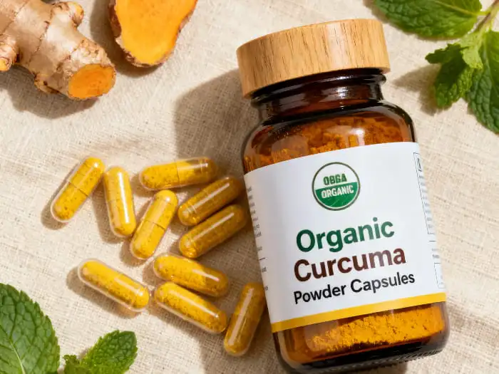 Supplement Forms of Organic Curcuma Powder Supplement Forms of Organic Curcuma Powder