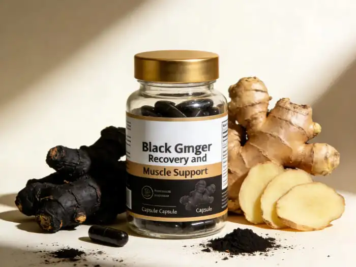 black ginger Recovery and Muscle Support Supplements