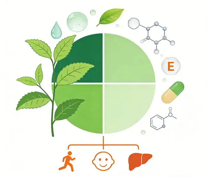 Health Benefits Associated with Green Tea Extract's Antioxidant