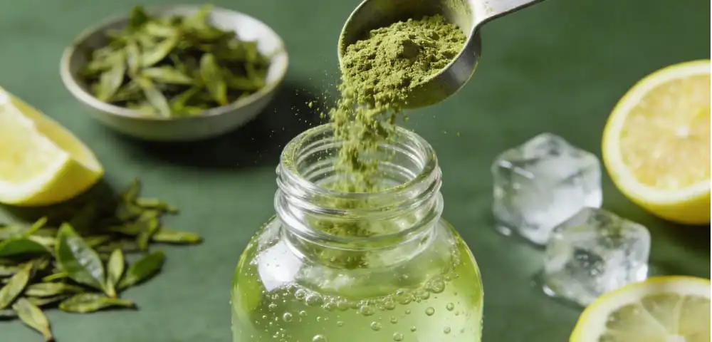 Incorporating Green Tea Extract Powder into Energy Drinks