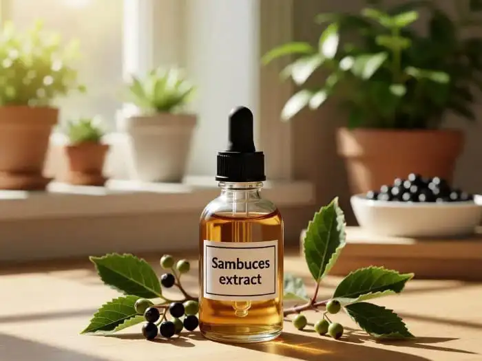 Sambucus extract application