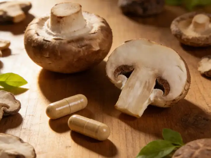 Organic shiitake powder Immune Support Supplement Formulations