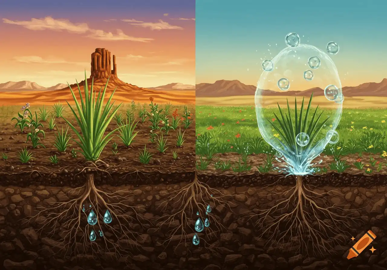Yucca_Extract_Improve_Water_Retention_and_Soil