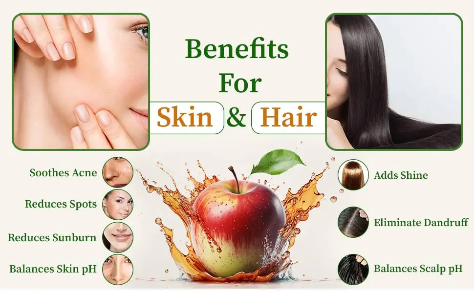 ACV For Skin and Hair Benefits