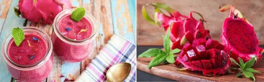 pitaya fruit powder application