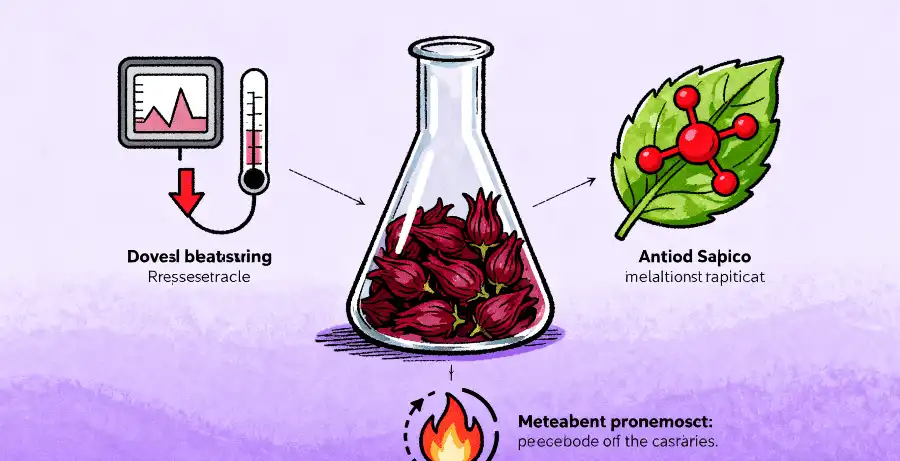 Hibiscus sabdariffa extract benefits