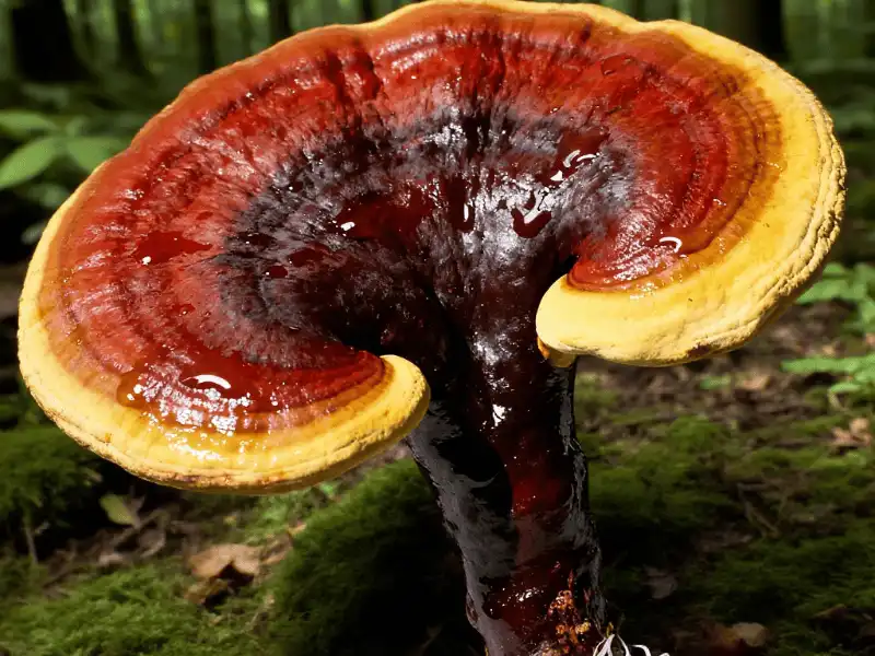 Organic reishi mushroom