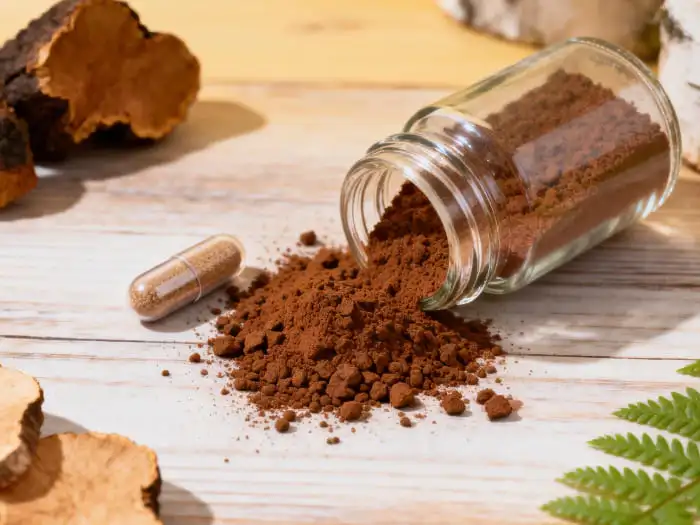 Incorporate Organic Chaga Mushroom Powder into Supplements