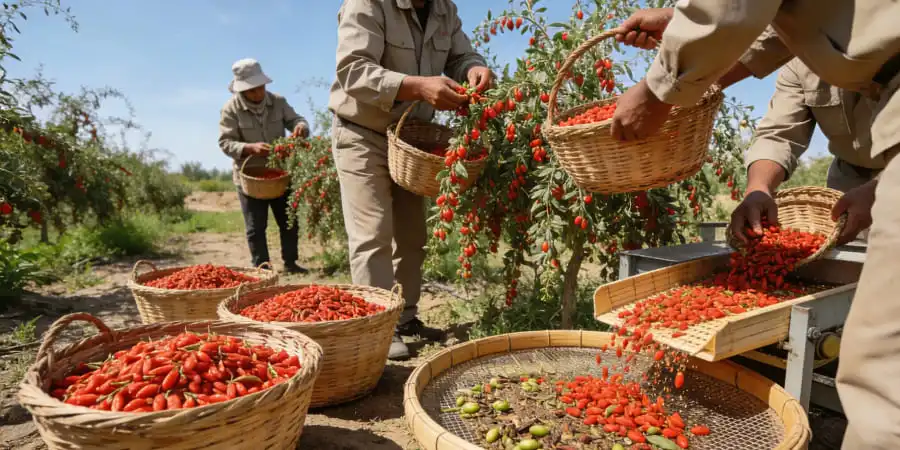Organic Goji Certification Process-From Farm to Packaging Organic Goji Certification Process-From Farm to Packaging