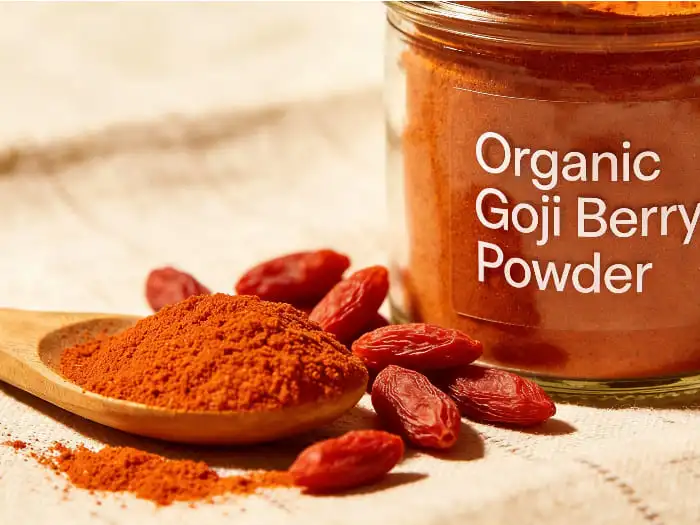 Organic goji berry powder