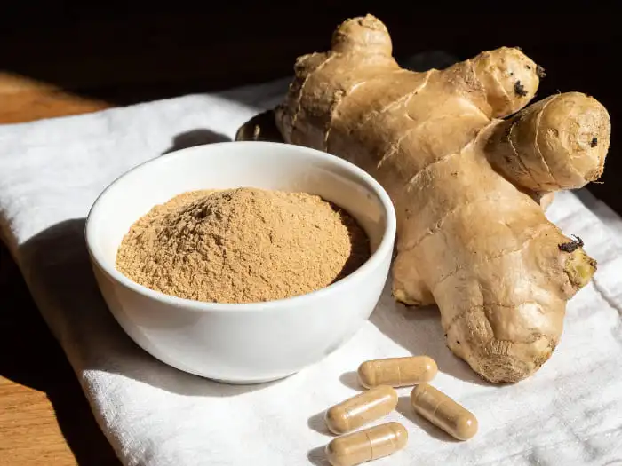 Organic ginger powder