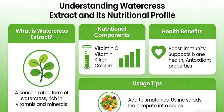 Understanding Watercress Extract and Its Nutritional Profile