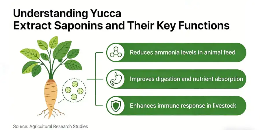 Understanding Yucca Extract Saponins and Their Key Functions
