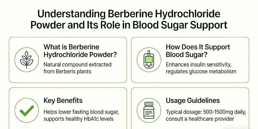 Understanding Berberine Hydrochloride Powder and Its Role in Blood Sugar Support
