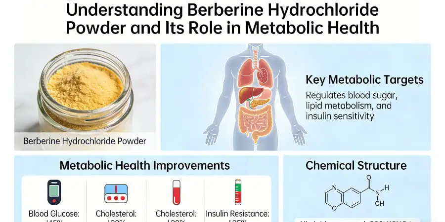 Understanding Berberine Hydrochloride Powder and Its Role in Metabolic Health Understanding Berberine Hydrochloride Powder and Its Role in Metabolic Health