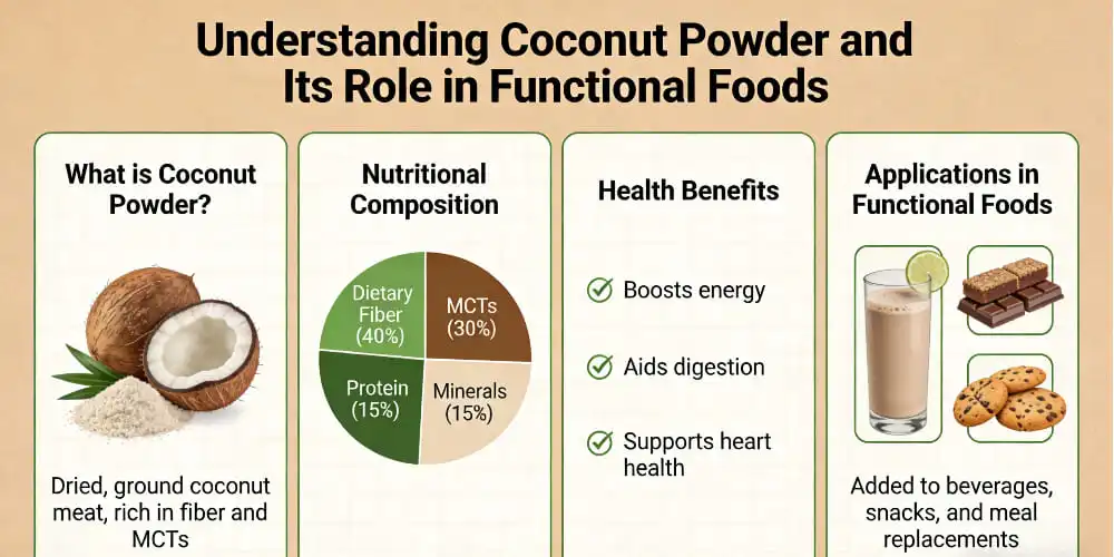 Understanding Coconut Powder and Its Role in Functional Foods Understanding Coconut Powder and Its Role in Functional Foods