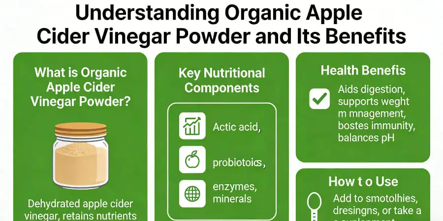 Understanding Organic Apple Cider Vinegar Powder and Its Benefits