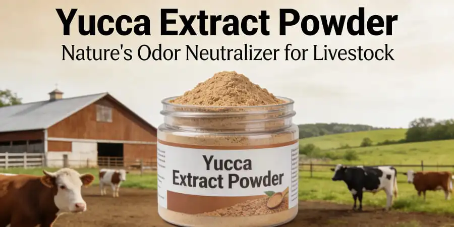 Yucca Extract Powder-Nature's Odor Neutralizer for Livestock