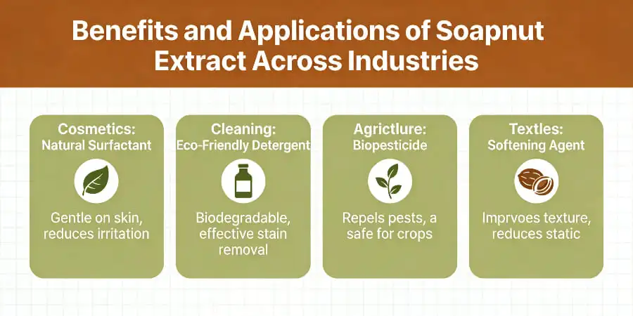 Benefits and Applications of Soapnut Extract Across Industries