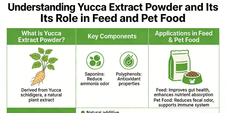 Understanding Yucca Extract Powder and Its Role in Feed and Pet Food
