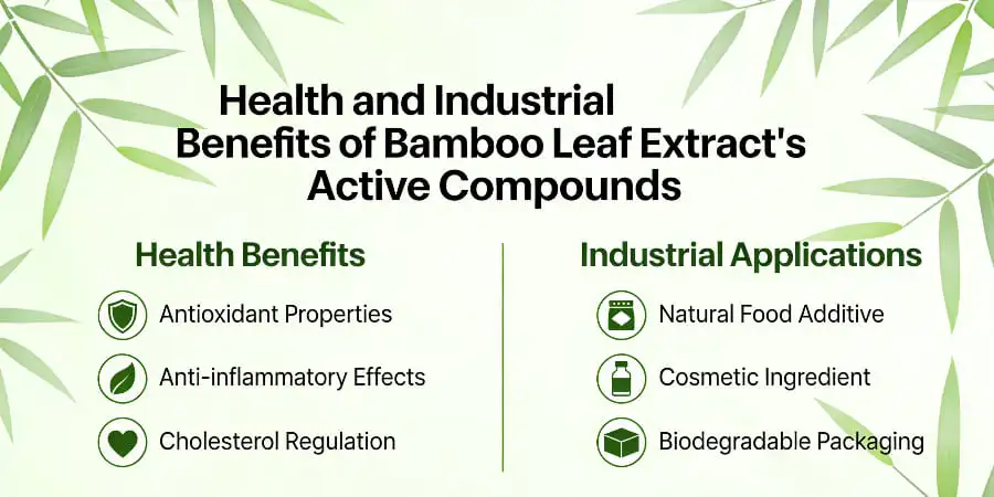 Health and Industrial Benefits of Bamboo Leaf Extract's Active Compounds