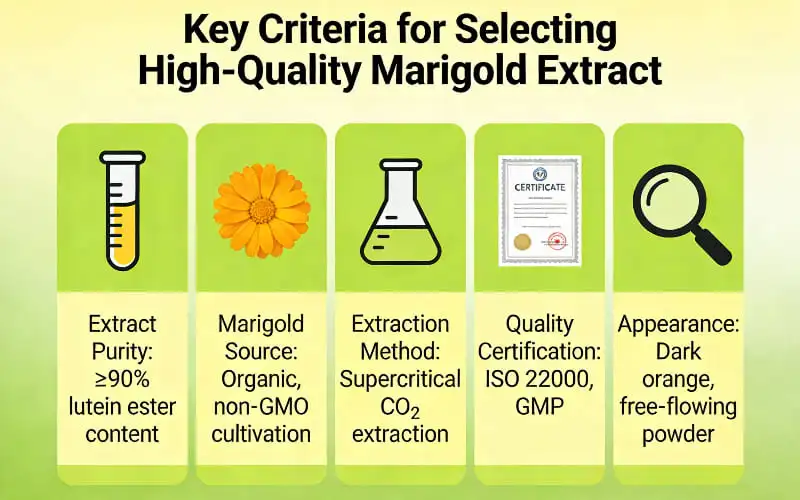Key Criteria to Consider When Choosing High-Quality Marigold Extract Key Criteria to Consider When Choosing High-Quality Marigold Extract