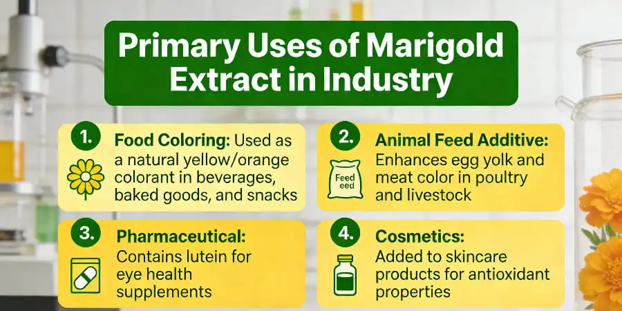 Primary Uses of Marigold Extract in Industry