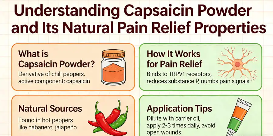 Understanding Capsaicin Powder and Its Natural Pain Relief Properties Understanding Capsaicin Powder and Its Natural Pain Relief Properties
