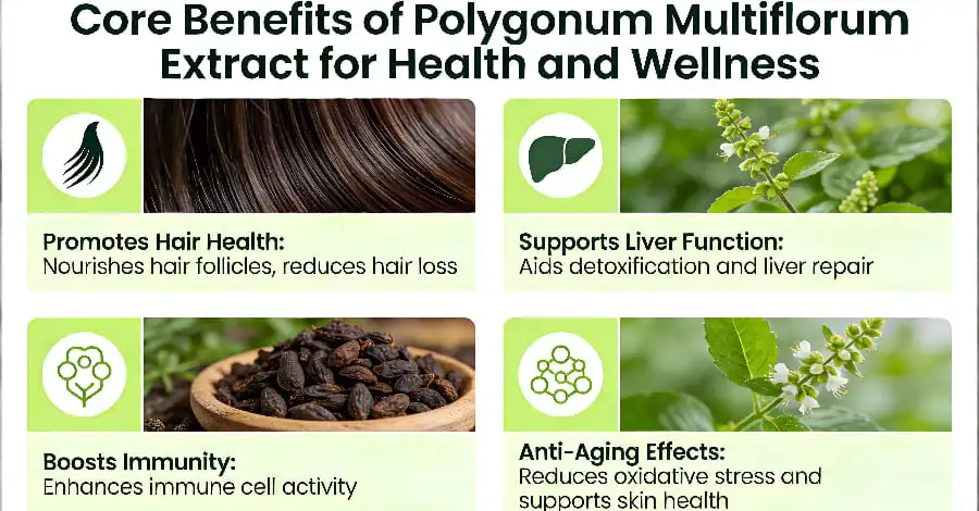 Core Benefits of Polygonum Multiflorum Extract for Health and Wellness
