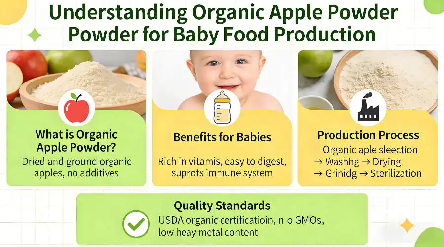 Understanding Organic Apple Powder for Baby Food Production