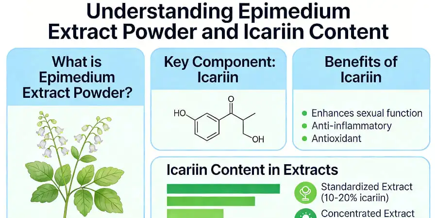 Understanding Epimedium Extract Powder and Icariin Content