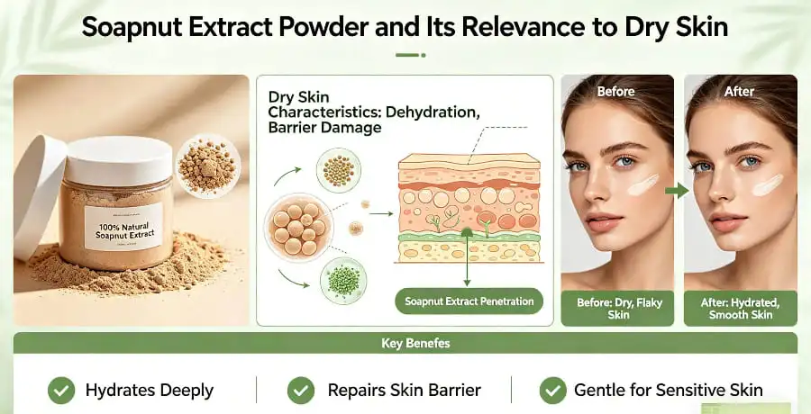 Soapnut Extract Powder and Its Relevance to Dry Skin Soapnut Extract Powder and Its Relevance to Dry Skin