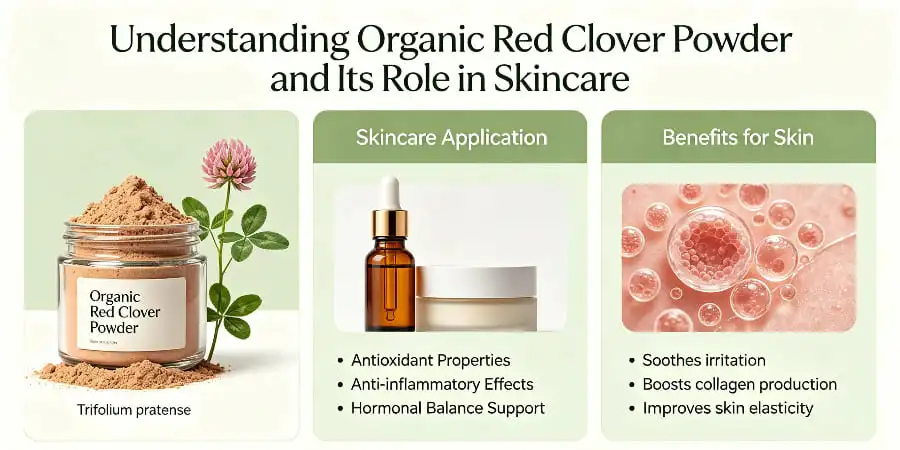 Understanding Organic Red Clover Powder and Its Role in Skincare