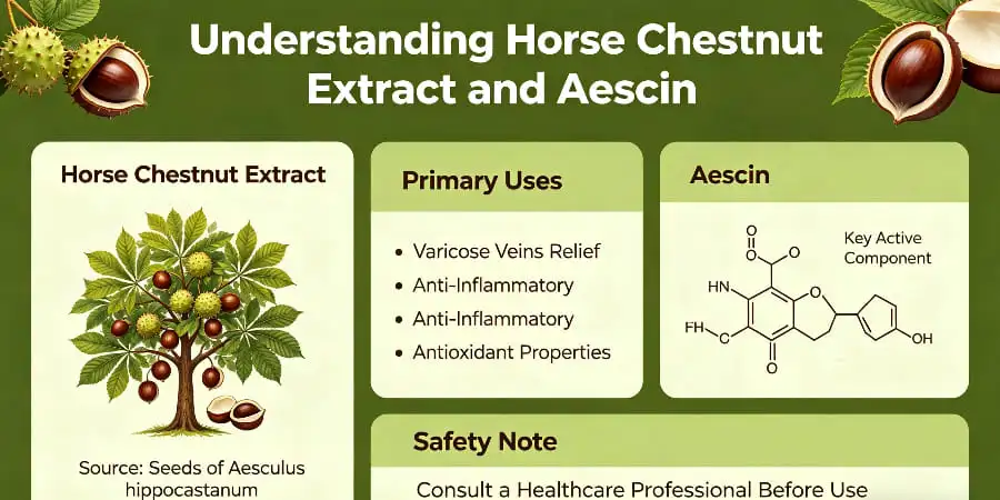 Understanding Horse Chestnut Extract and Aescin Understanding Horse Chestnut Extract and Aescin