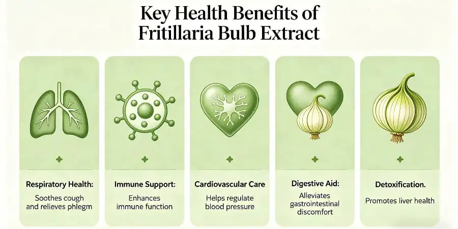 Key Health Benefits of Fritillaria Bulb Extract Key Health Benefits of Fritillaria Bulb Extract