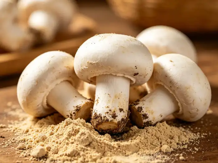 organic agaricus bisporus powder