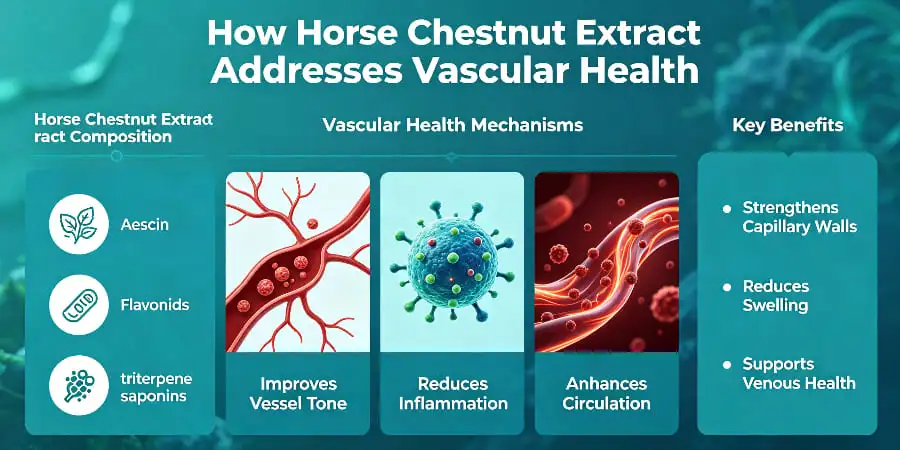How Horse Chestnut Extract Addresses Vascular Health How Horse Chestnut Extract Addresses Vascular Health