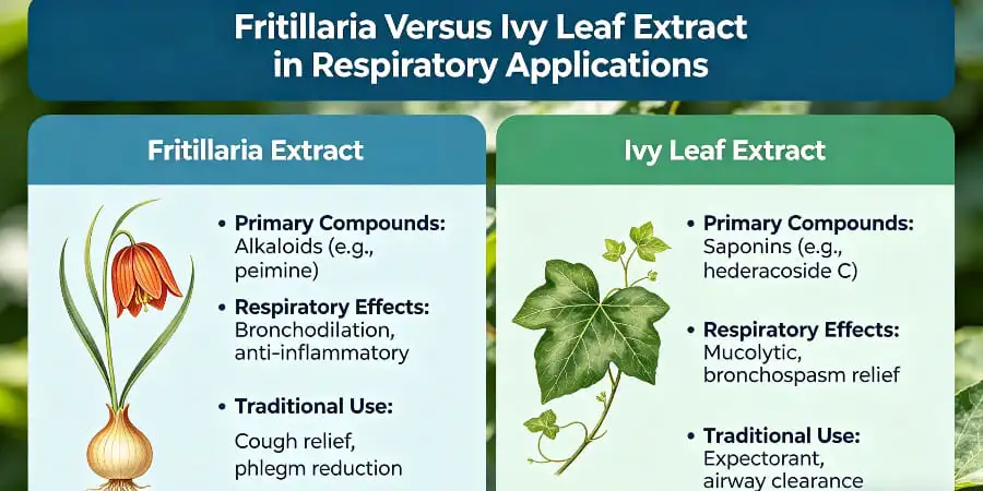 Fritillaria Versus Ivy Leaf Extract in Respiratory Applications