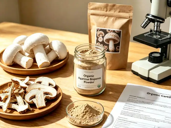 organic agaricus bisporus powder