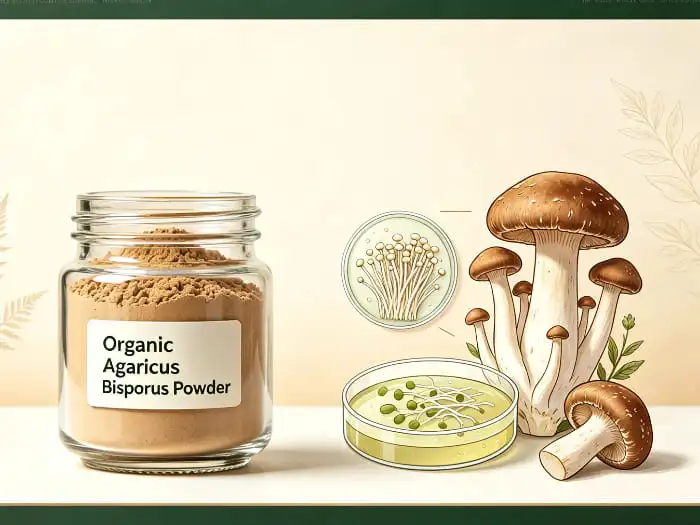 organic agaricus bisporus powder