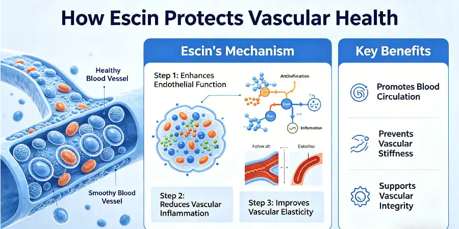 How Escin Protects Vascular Health