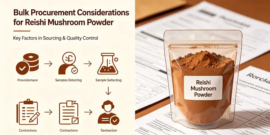Bulk Procurement Considerations for Reishi Mushroom Powder