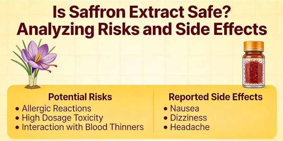 Is Saffron Extract Safe- Analyzing Risks and Side Effects