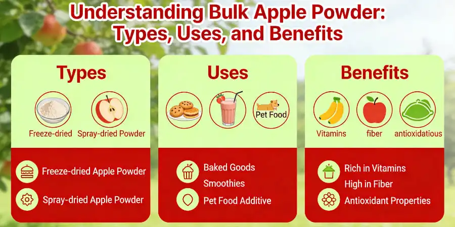 Understanding Bulk Apple Powder-Types, Uses, and Benefits Understanding Bulk Apple Powder-Types, Uses, and Benefits