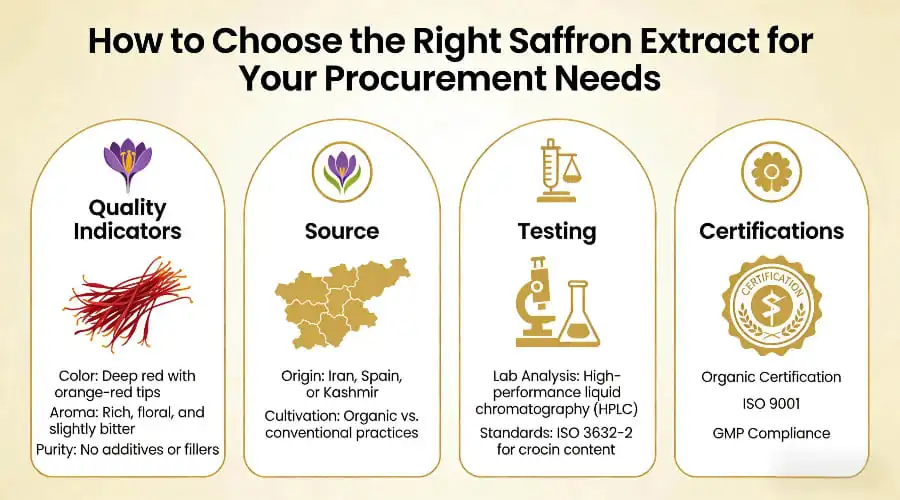 How to Choose the Right Saffron Extract for Your Procurement Needs How to Choose the Right Saffron Extract for Your Procurement Needs