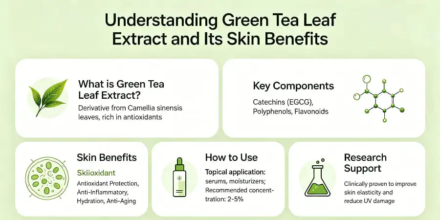 Understanding Green Tea Leaf Extract and Its Skin Benefits