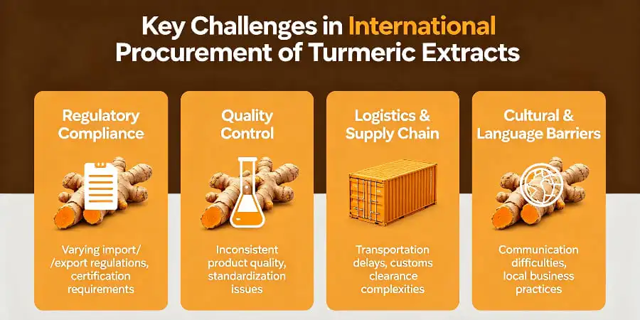 Key Challenges in International Procurement of Turmeric Extracts