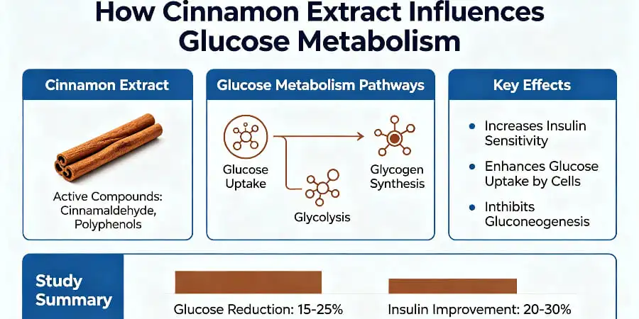 How Cinnamon Extract Influences Glucose Metabolism