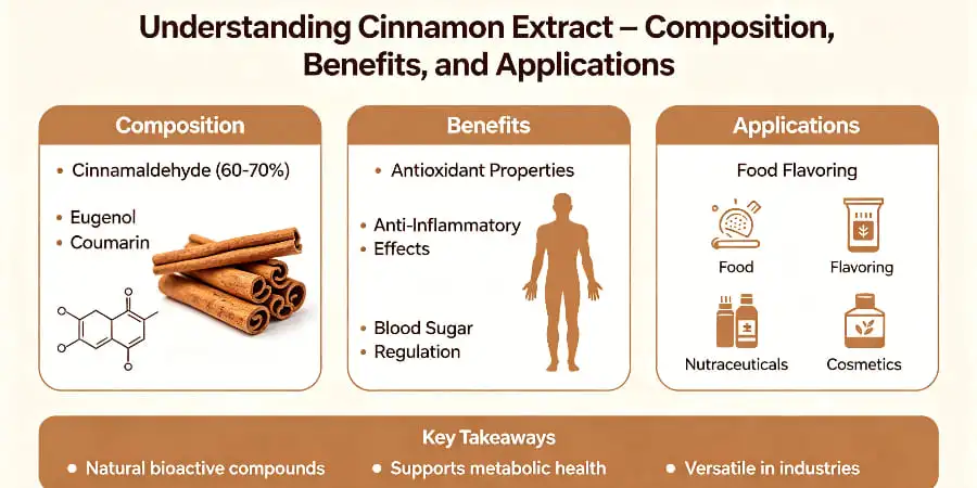 Understanding Cinnamon Extract – Composition, Benefits, and Applications